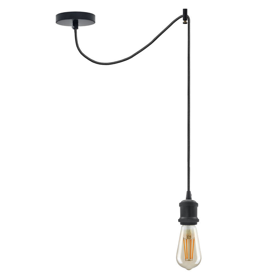 Ceiling Pendant Light Fitting Long Drop | Spider Pendant Light Industrial Kit | 2m Cable ~6179